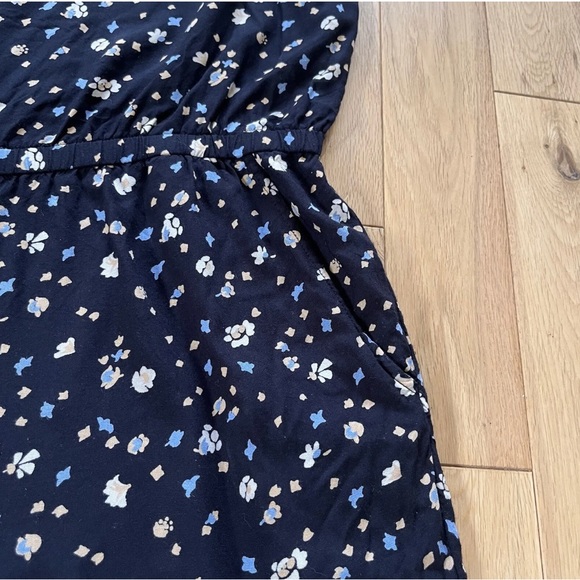 Fat Face Jumpsuit Size 16 Navy Floral Pattern Pockets Strappy L29 Summer Holiday - Picture 6 of 10